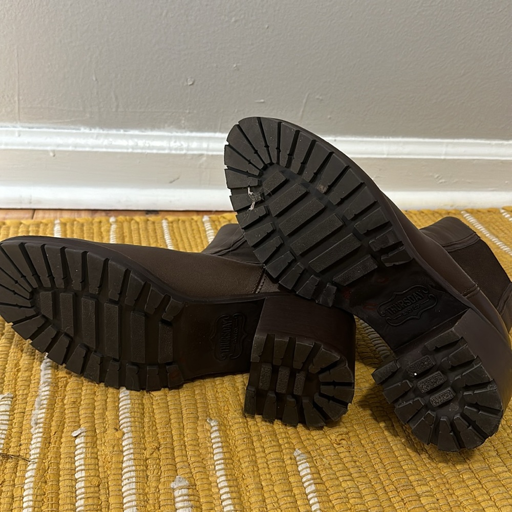 Thursday Boot Company Dark Brown Chelsea Ankle Boots - Picture 8 of 9